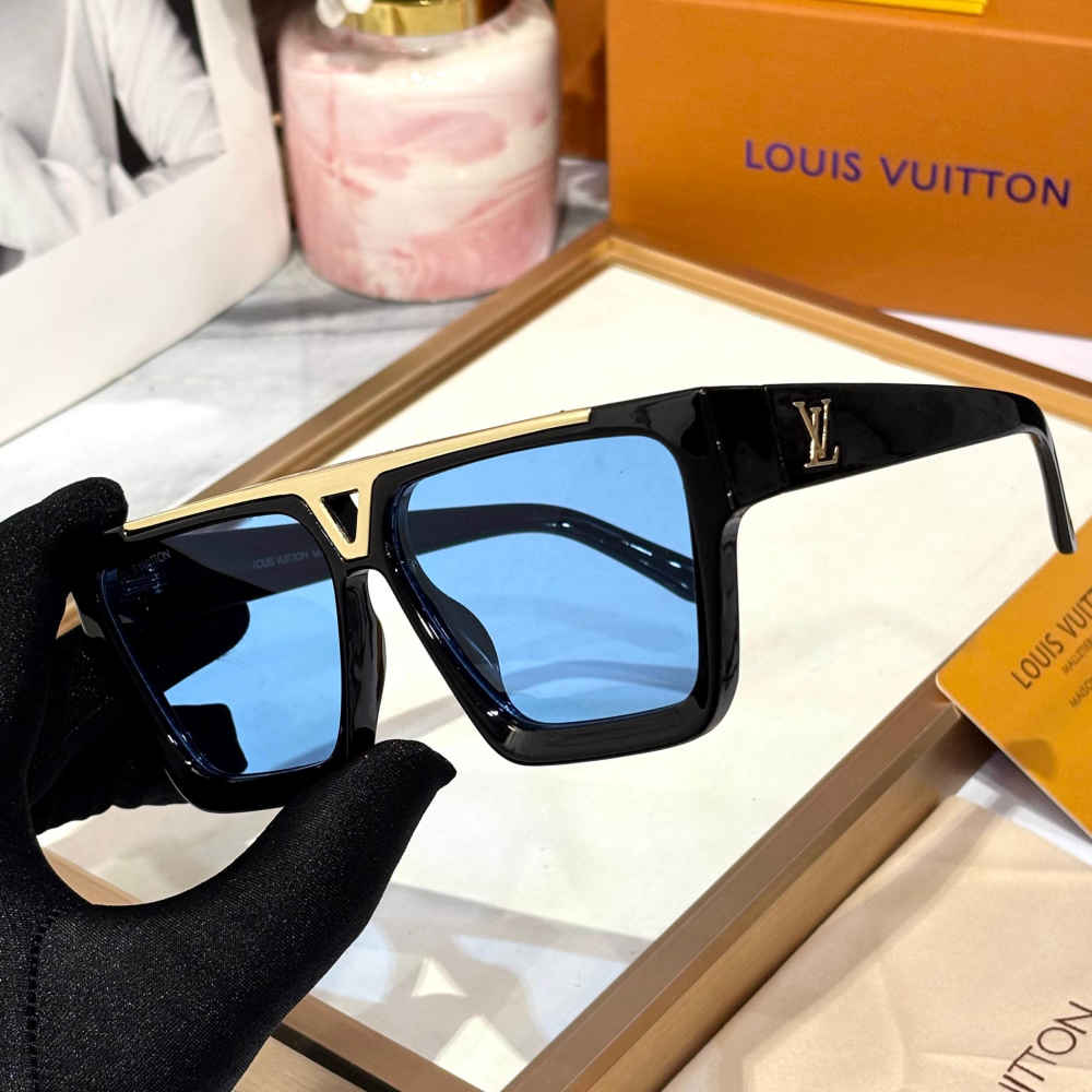 Louis Vuitton Blue Luxury Sunglasses-1