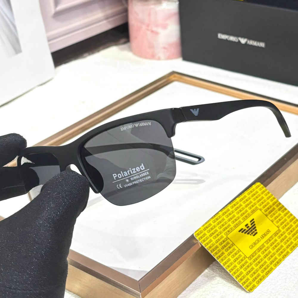 Emporio Armani Black Luxury Sunglasses-1