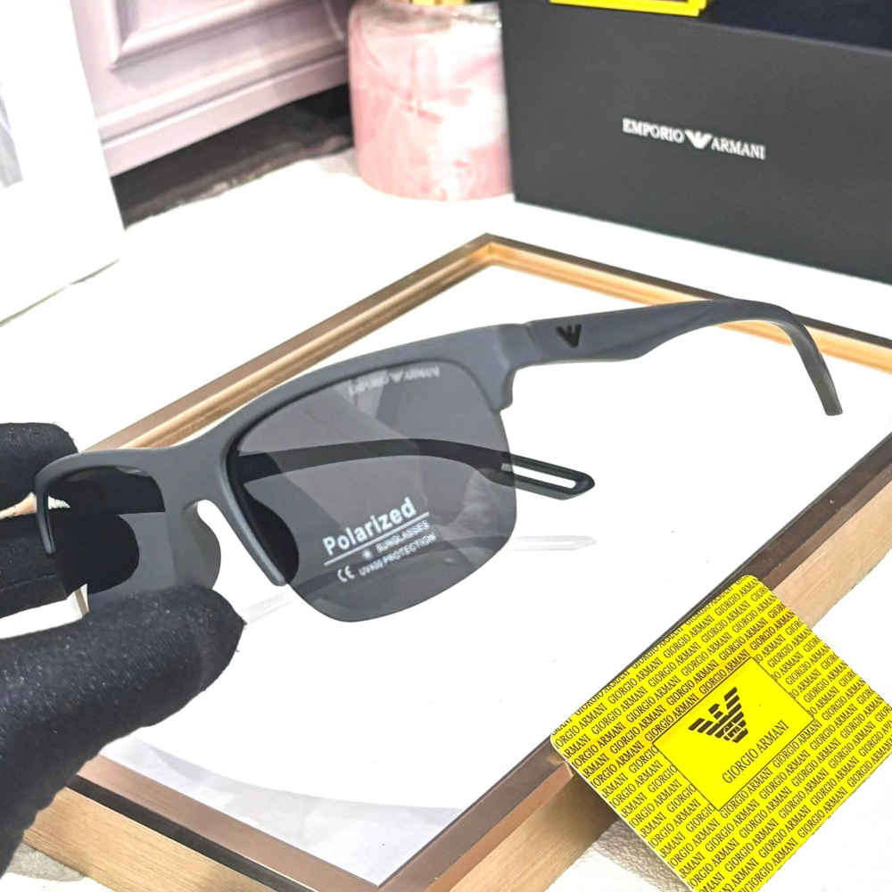 Emporio Armani Grey Luxury Sunglasses-1