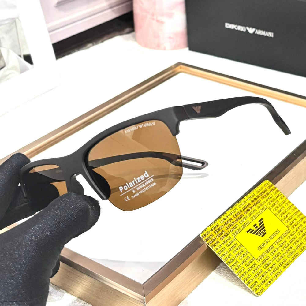 Emporio Armani Brown Luxury Sunglasses-1
