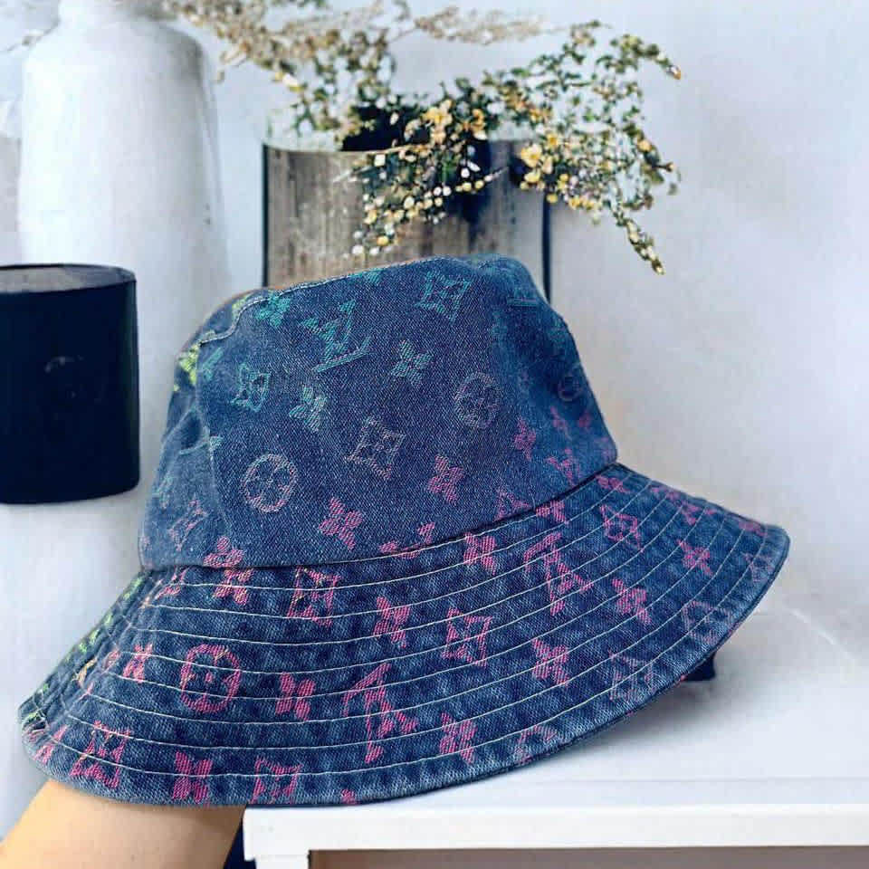 Louis Vuitton All Season Premium Blue Bucket Hat-thumb-0