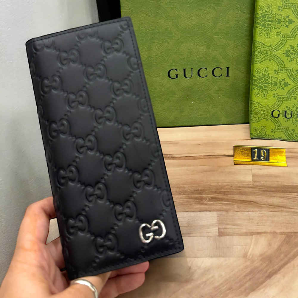 Gucci GG Supreme Monogram Long Wallet-thumb-0