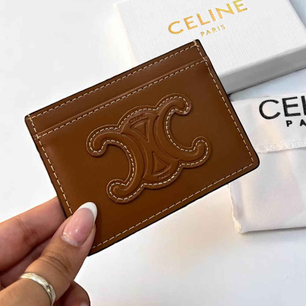 Celine Brown Premium Card Holder-4
