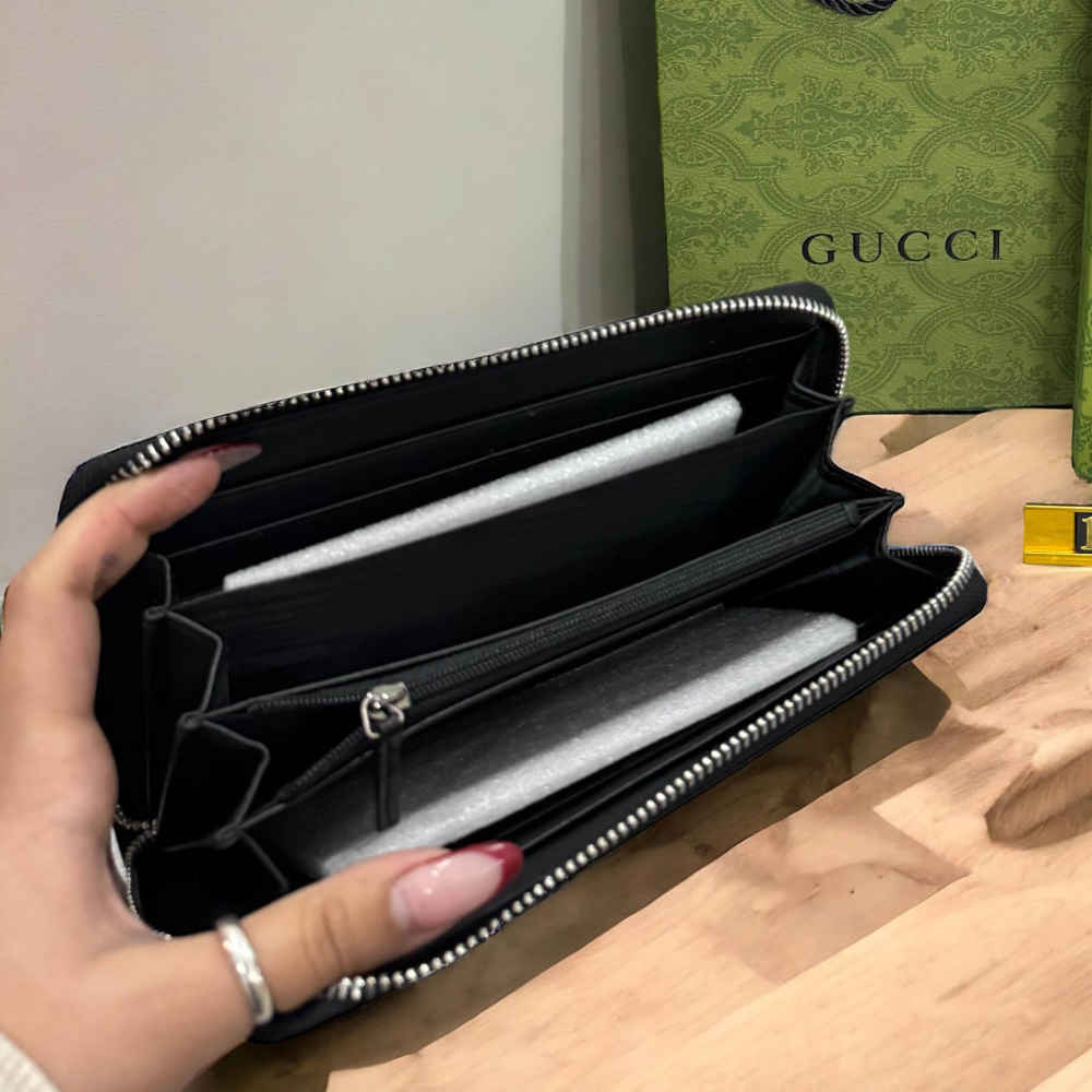 Gucci GG Supreme Monogram Long Wallet-thumb-3