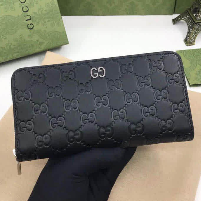 Gucci GG Supreme Monogram Long Wallet-thumb-4