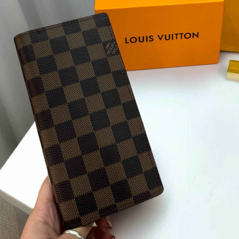 Louis Vuitton Supreme Monogram Brown Long Wallet-thumb-0