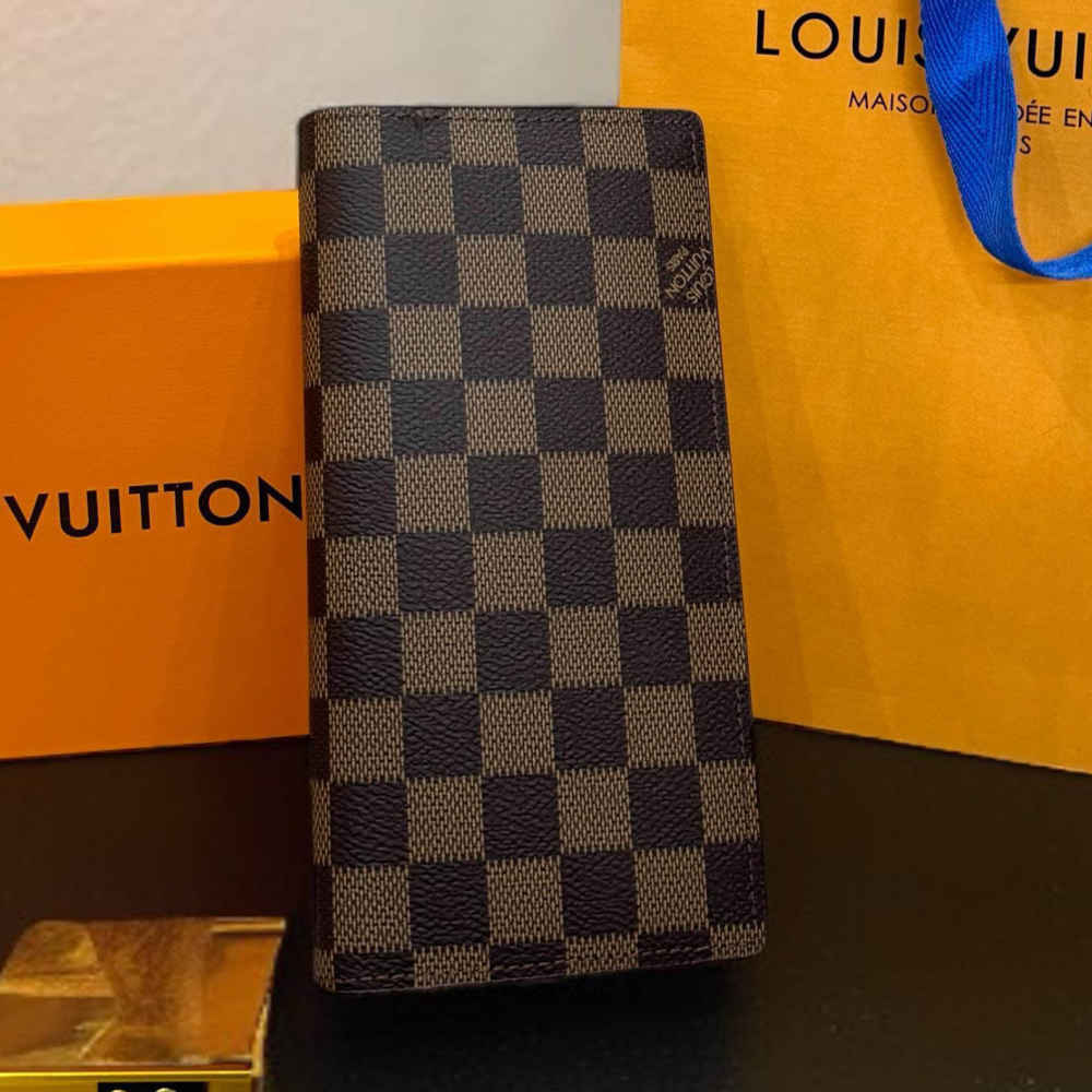 Louis Vuitton Supreme Monogram Brown Long Wallet-thumb-1