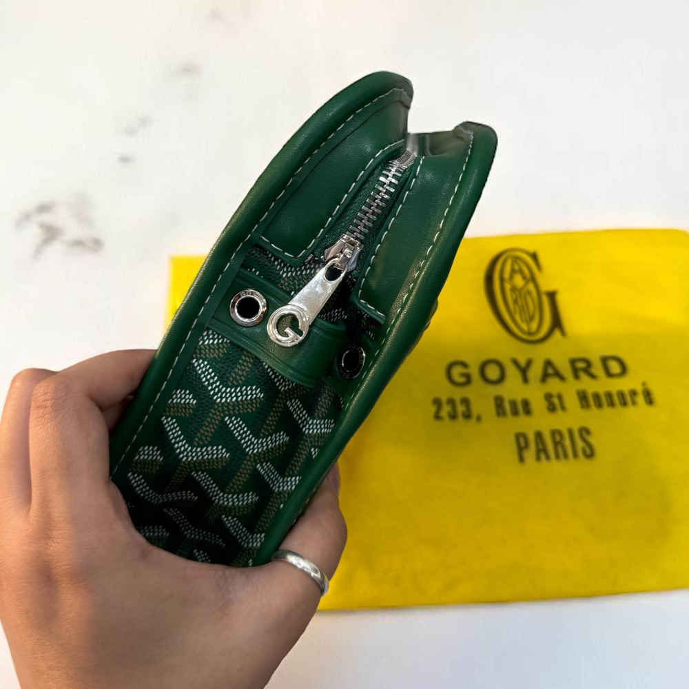 Goyard Green Premium Long Pouch-3