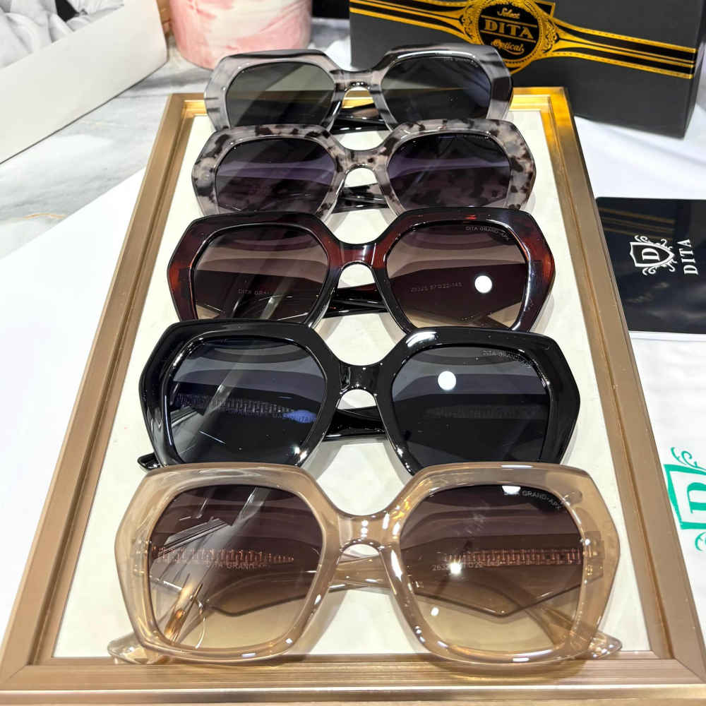 Dita Black Premium Women's Sunglasses-thumb-2