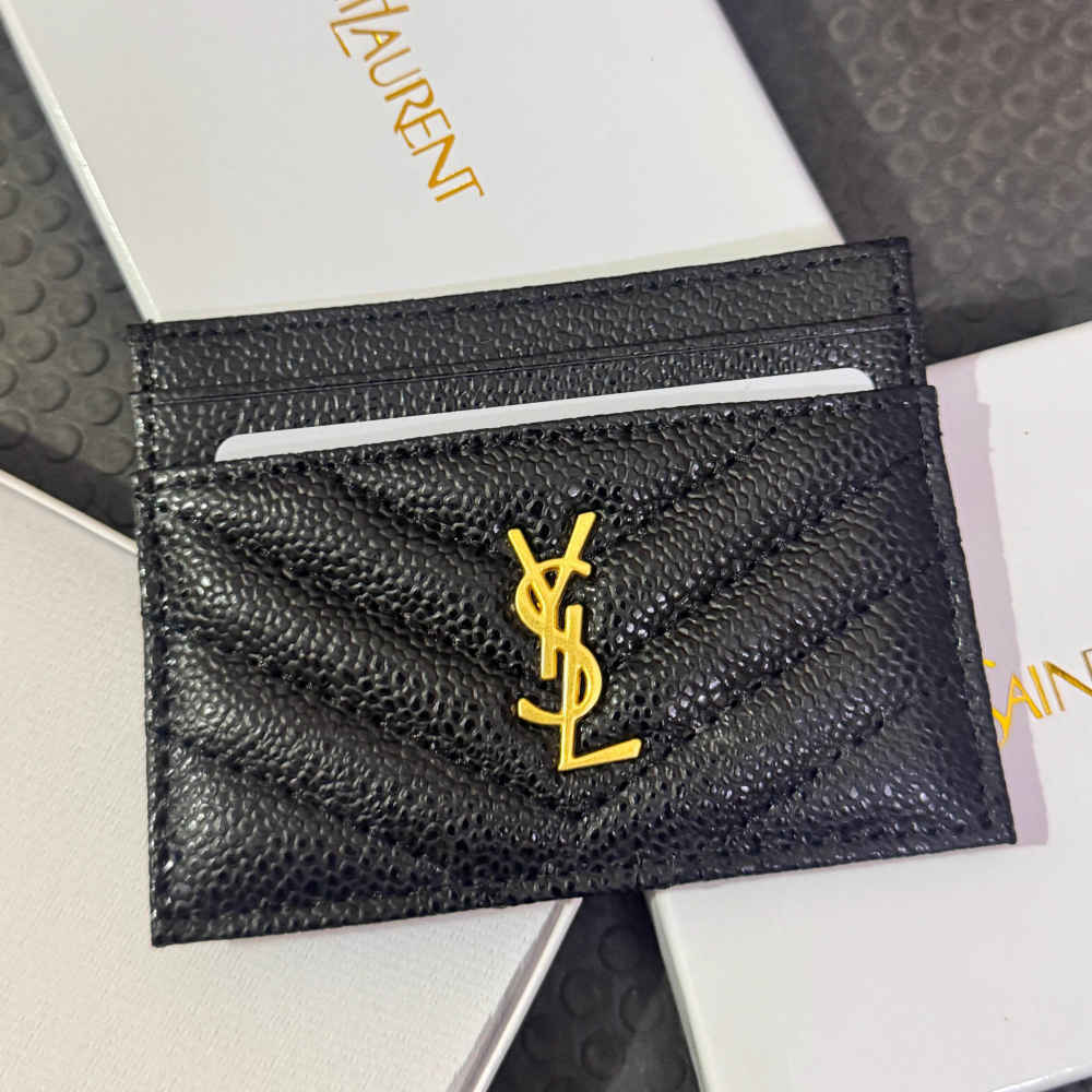 YSL Black Premium Card Wallet-1