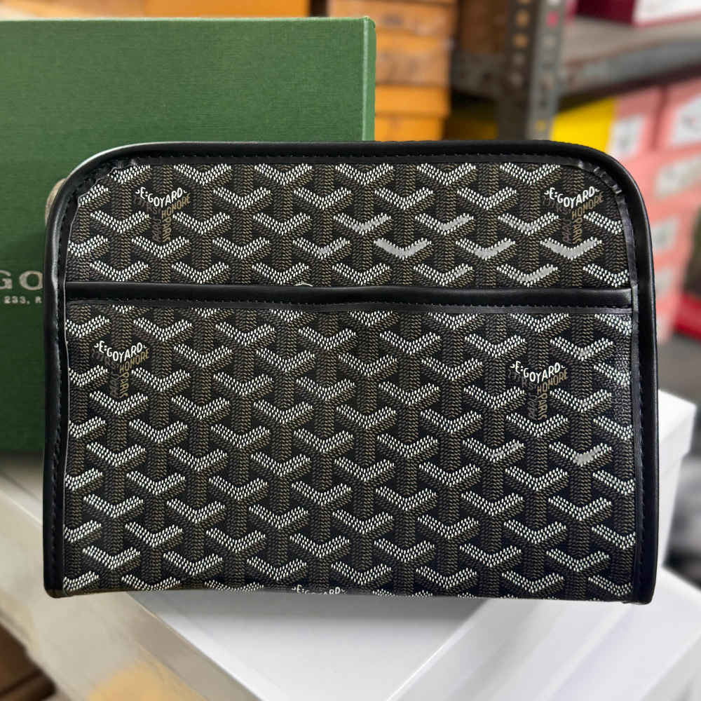 Goyard Black Premium Long Pouch-thumb-0