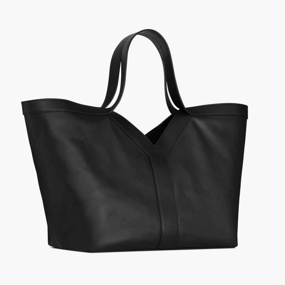 YSL Y Large Black Tote Bag-1