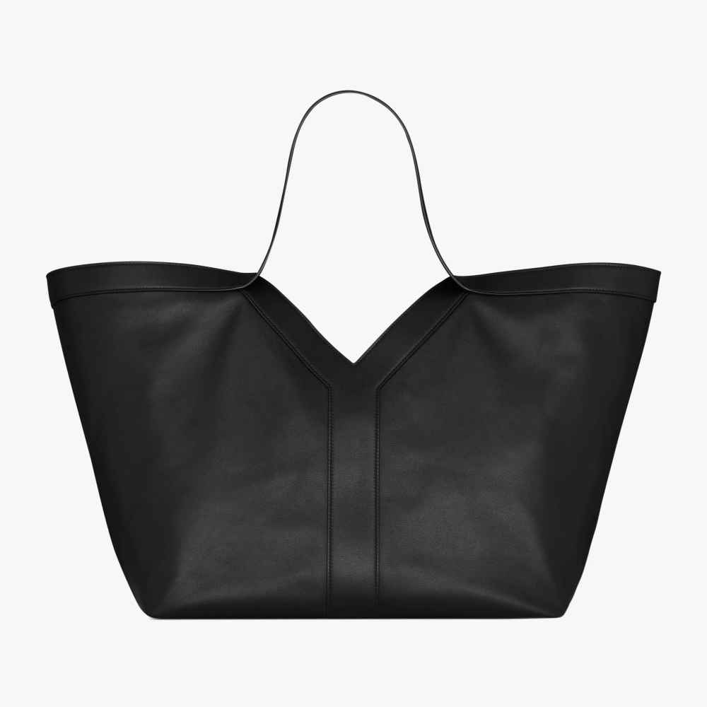 YSL Y Large Black Tote Bag-3