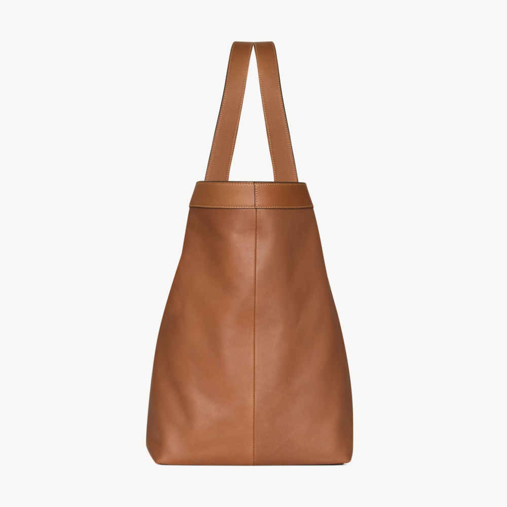 YSL Y Large Brown Tote Bag-2