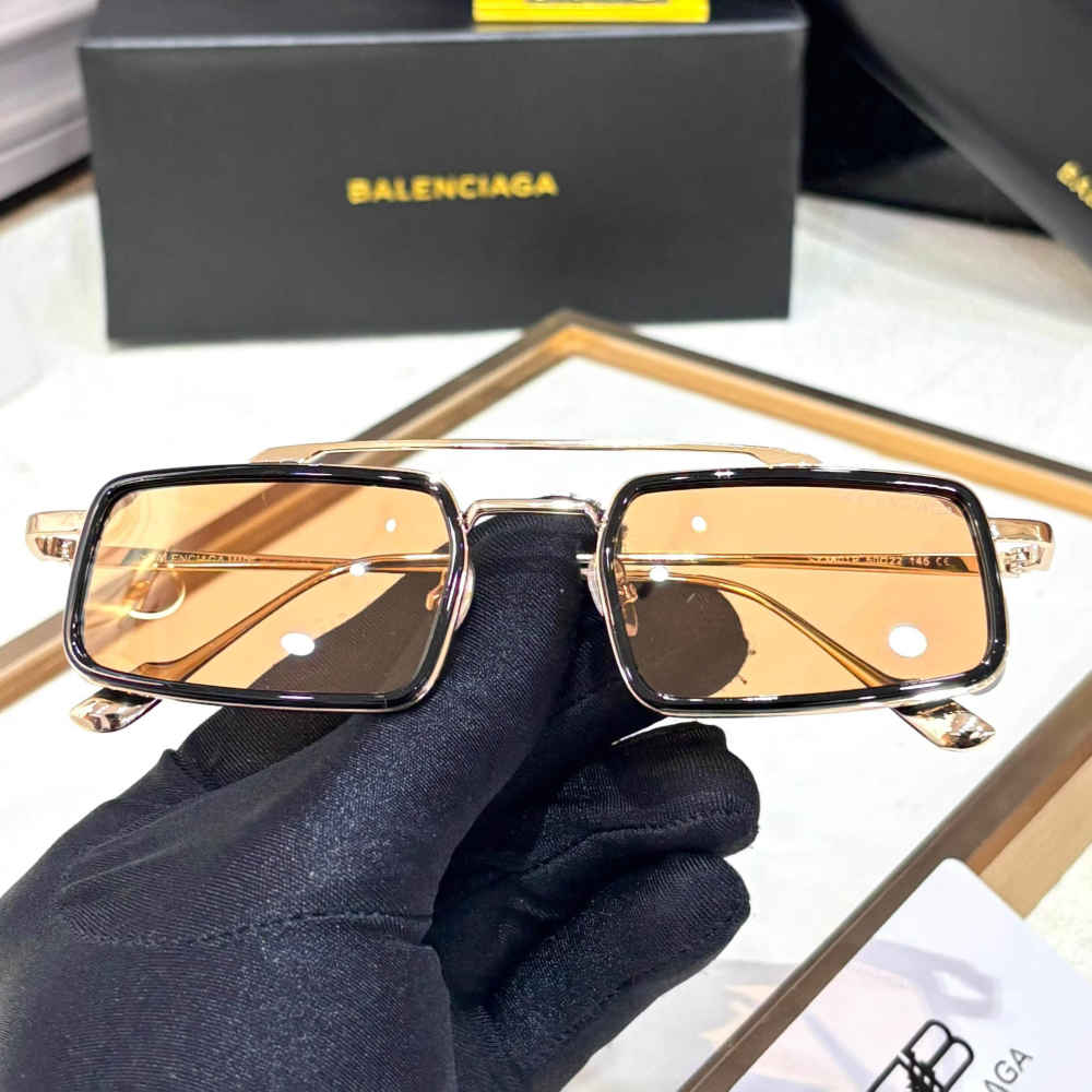 Balenciaga Orange Premium Women's Sunglasses-thumb-1
