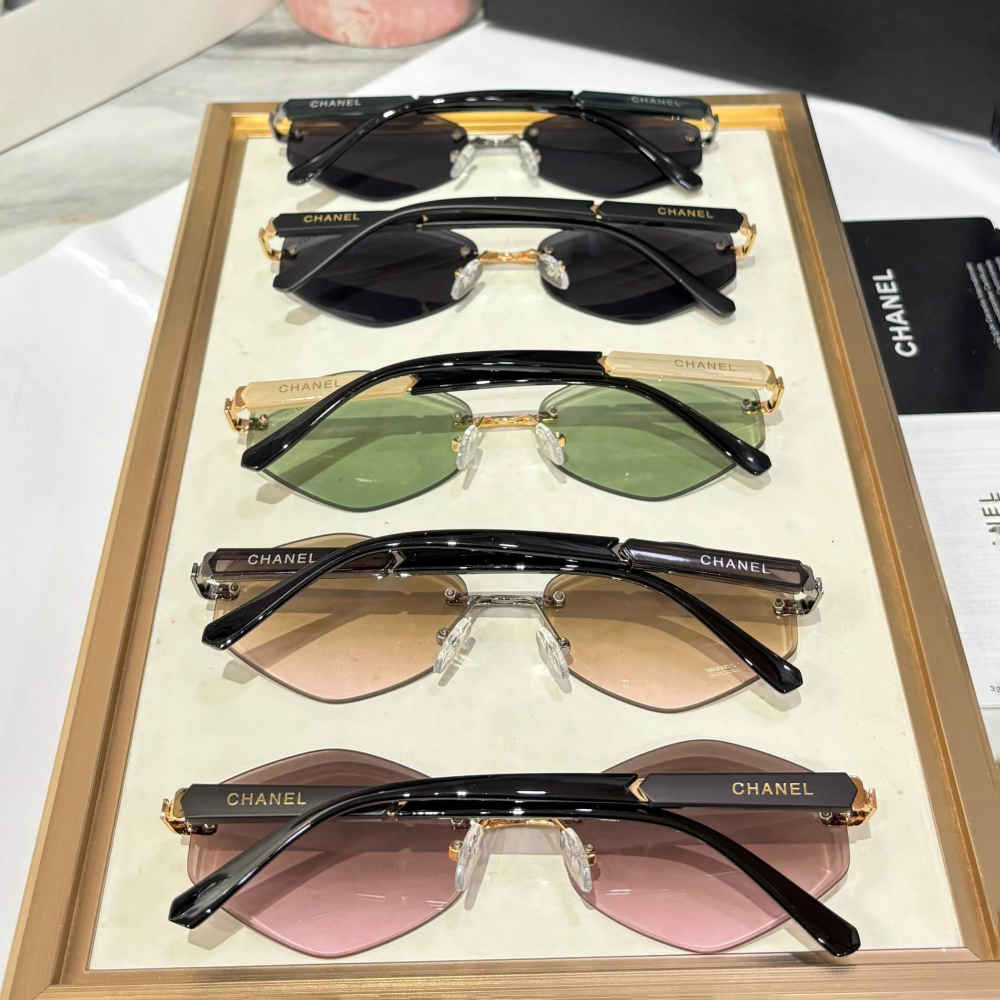 Chanel Green Premium Women's Sunglasses-3