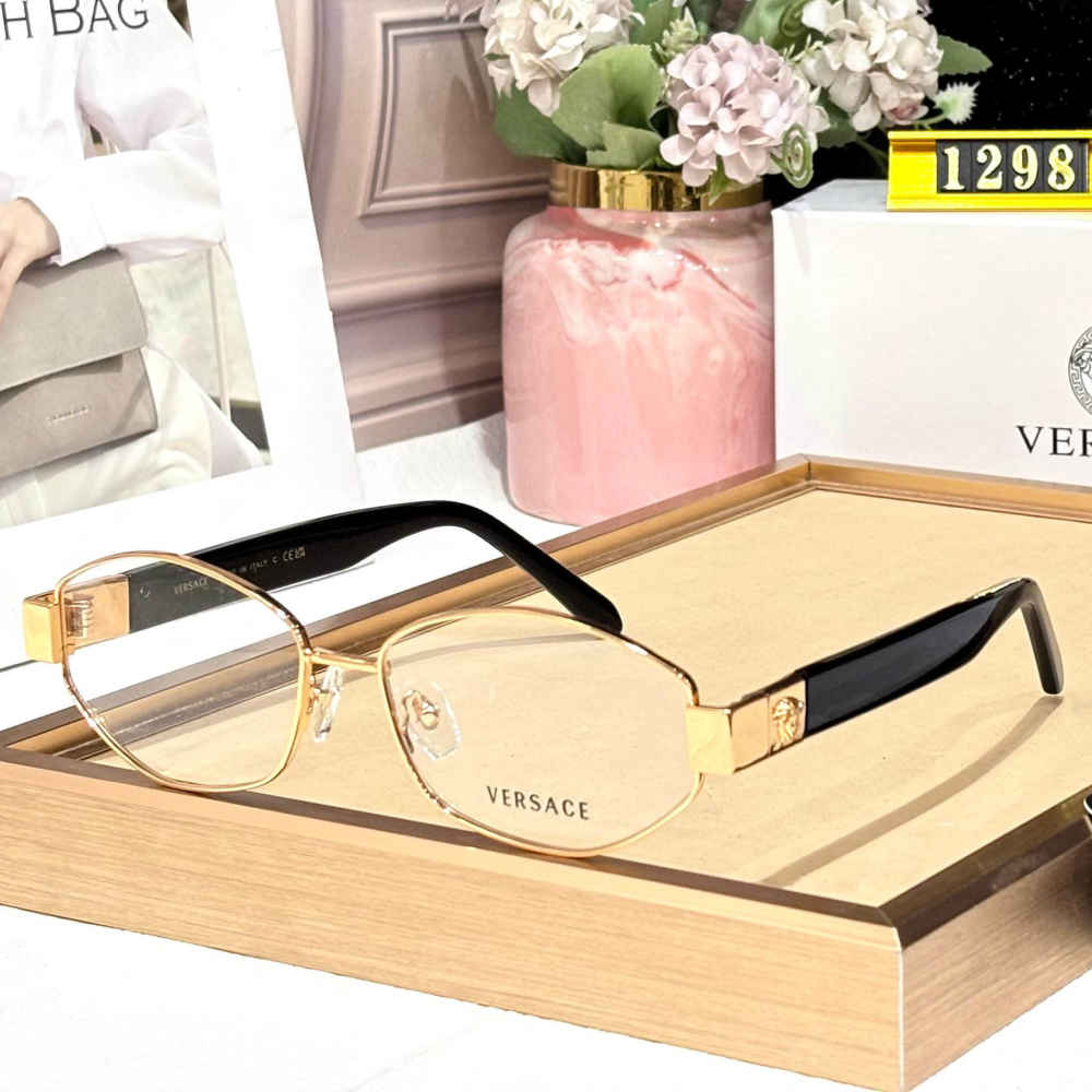 Versace Black & Golden Premium Women's Sunglasses-thumb-0