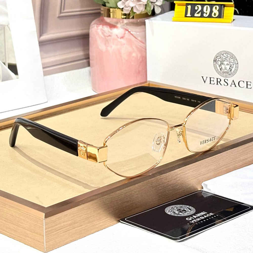 Versace Black & Golden Premium Women's Sunglasses-thumb-1