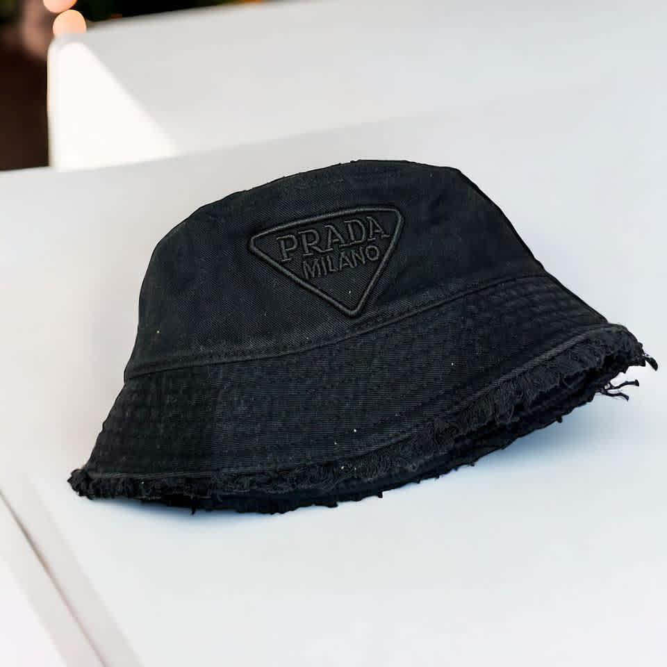 Prada Black Premium Bucket Hat-2