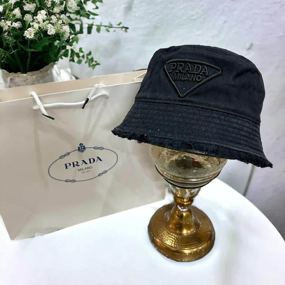 Prada Black Premium Bucket Hat-3