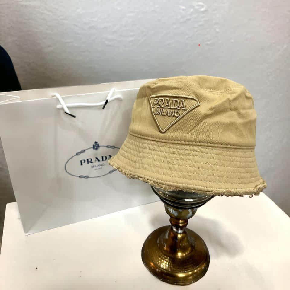 Prada Beige Premium Bucket Hat-3