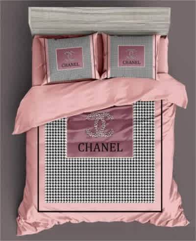 Chanel Pink Premium Quality Bedsheet-thumb-0