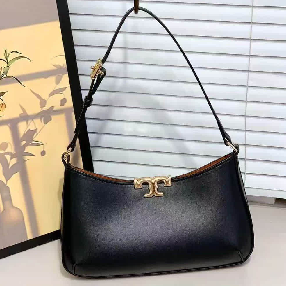 Tory Burch Small Eleanor Black Shoulder Bag-thumb-0