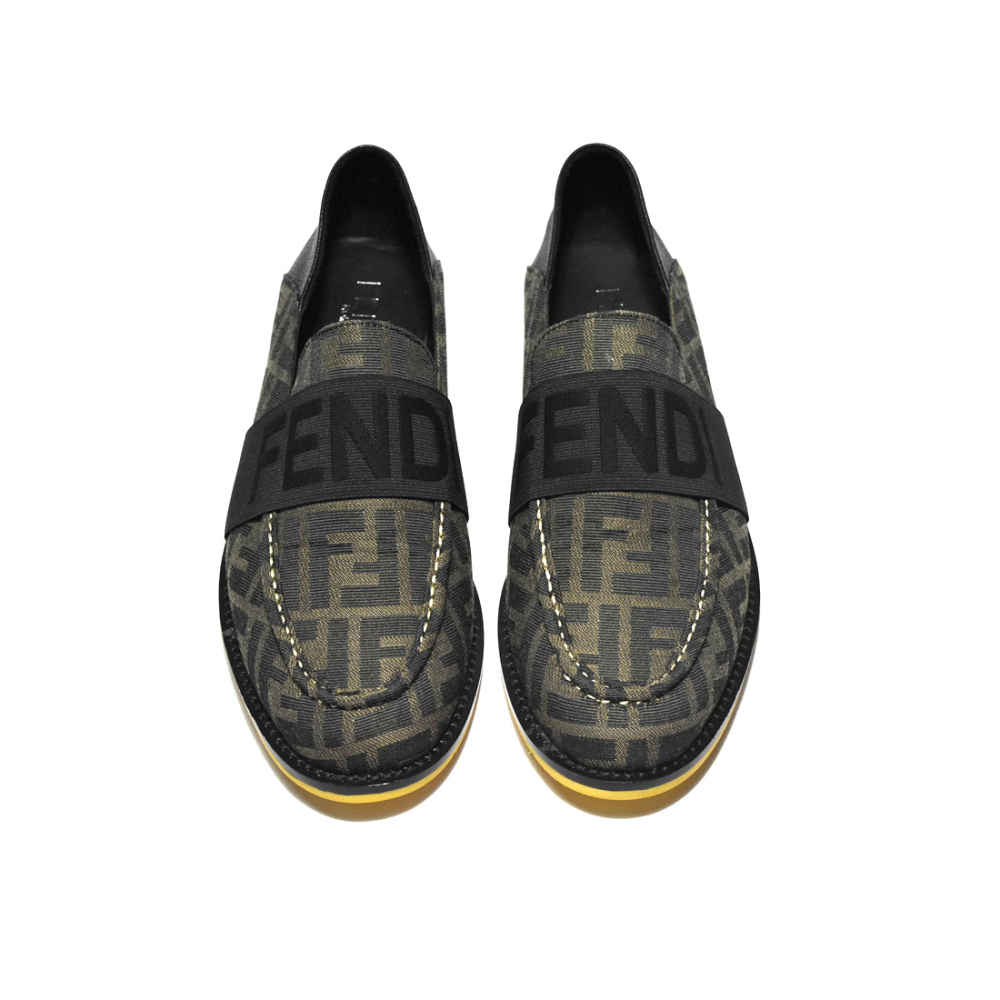 Fendi Brown Premium Quality Loafers-4