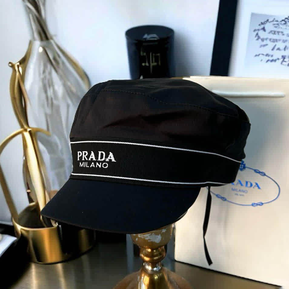 Prada Black Premium Sailor Hat-1
