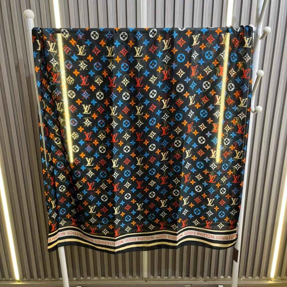Louis Vuitton Premium Quality Multicolor Silk Stole-1