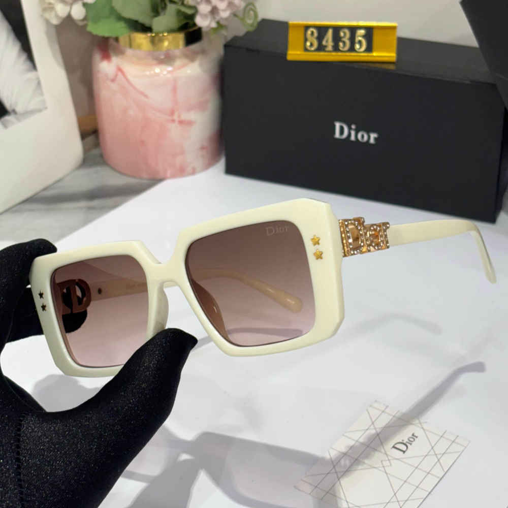 Dior White Premium Women's Sunglasses-1