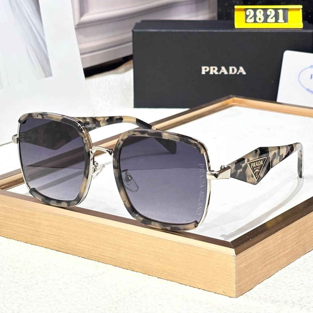 Prada Marble Light Black Luxury Sunglasses-thumb-0