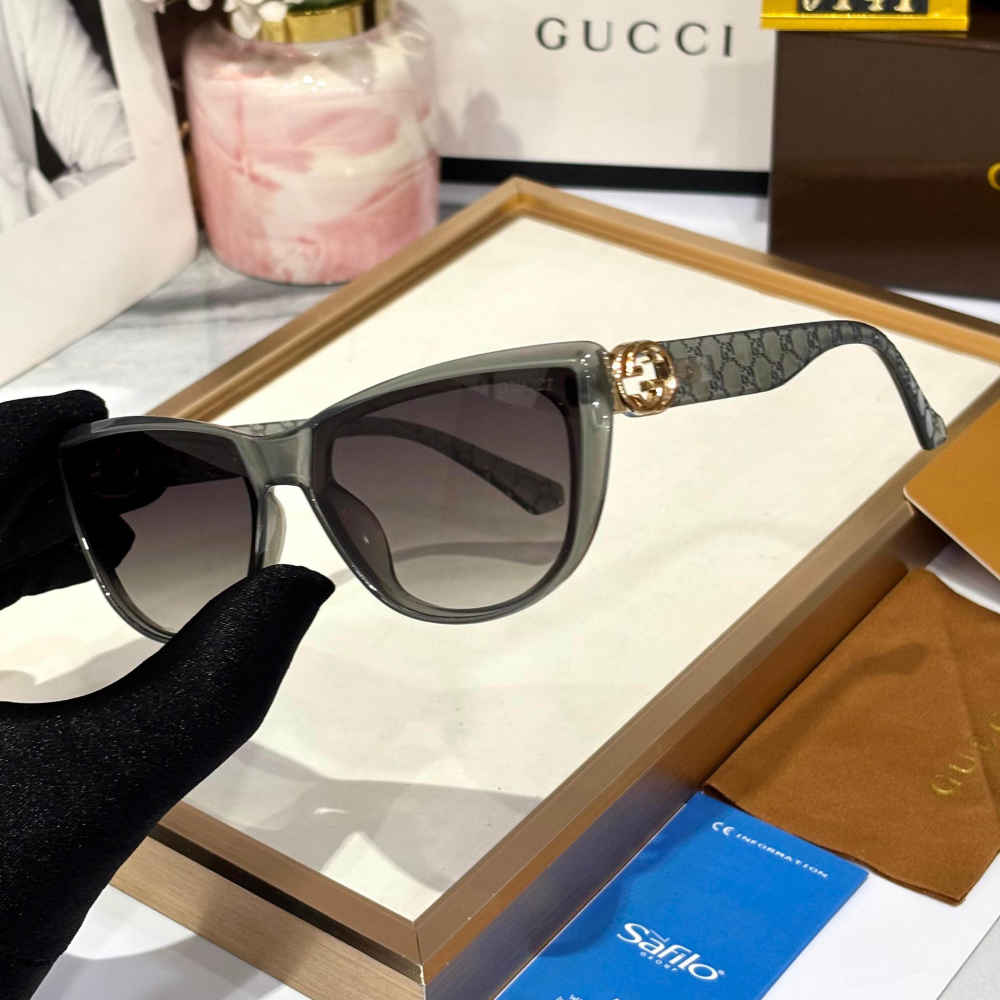 Gucci Grey Premium Women's Sunglasses-1