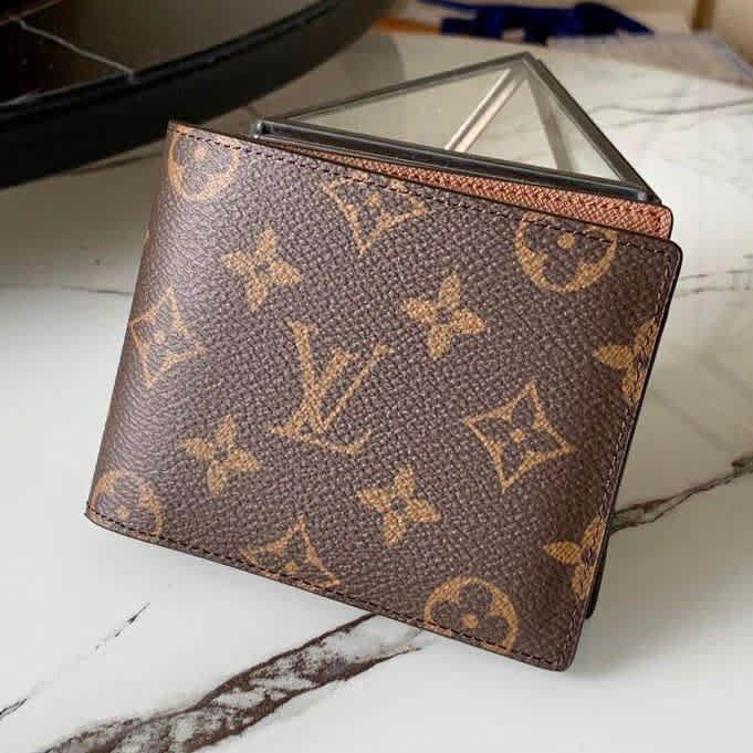 Louis Vuitton Brown Premium Compact Wallet-1