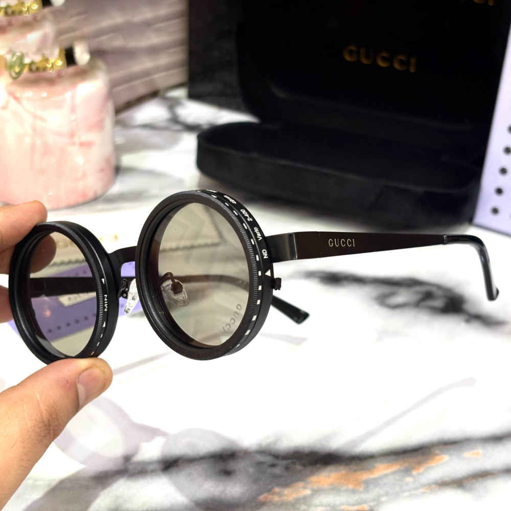 Gucci Lens Changing Luxury Sunglasses-thumb-3
