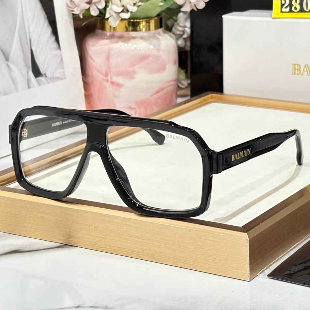 Balmain White Luxury Sunglasses-thumb-0