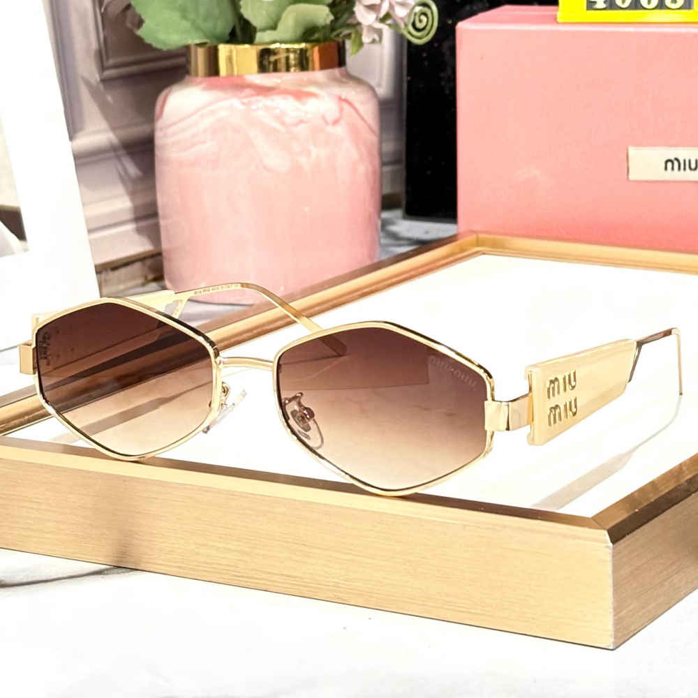 Miu Miu Brown Premium Women's Sunglasses-thumb-0