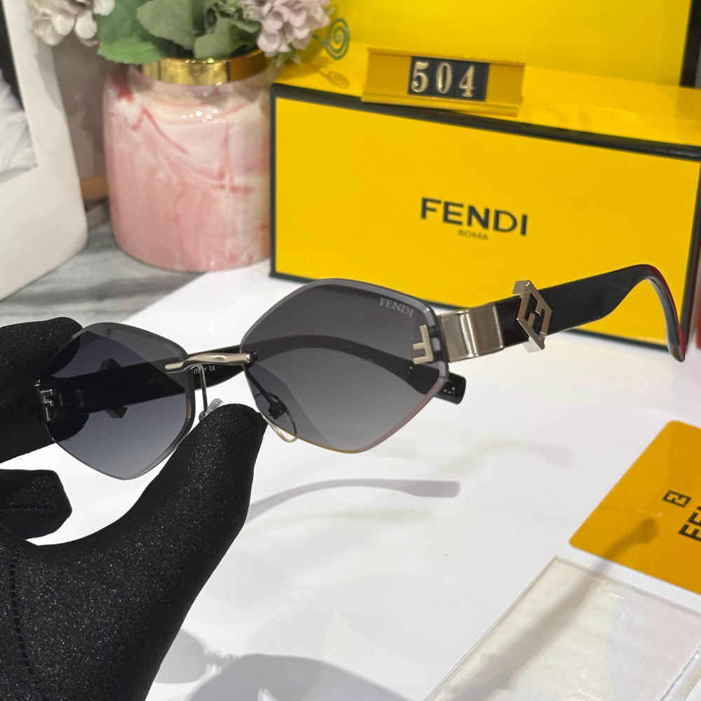 Fendi Black Premium Women's Sunglasses-1