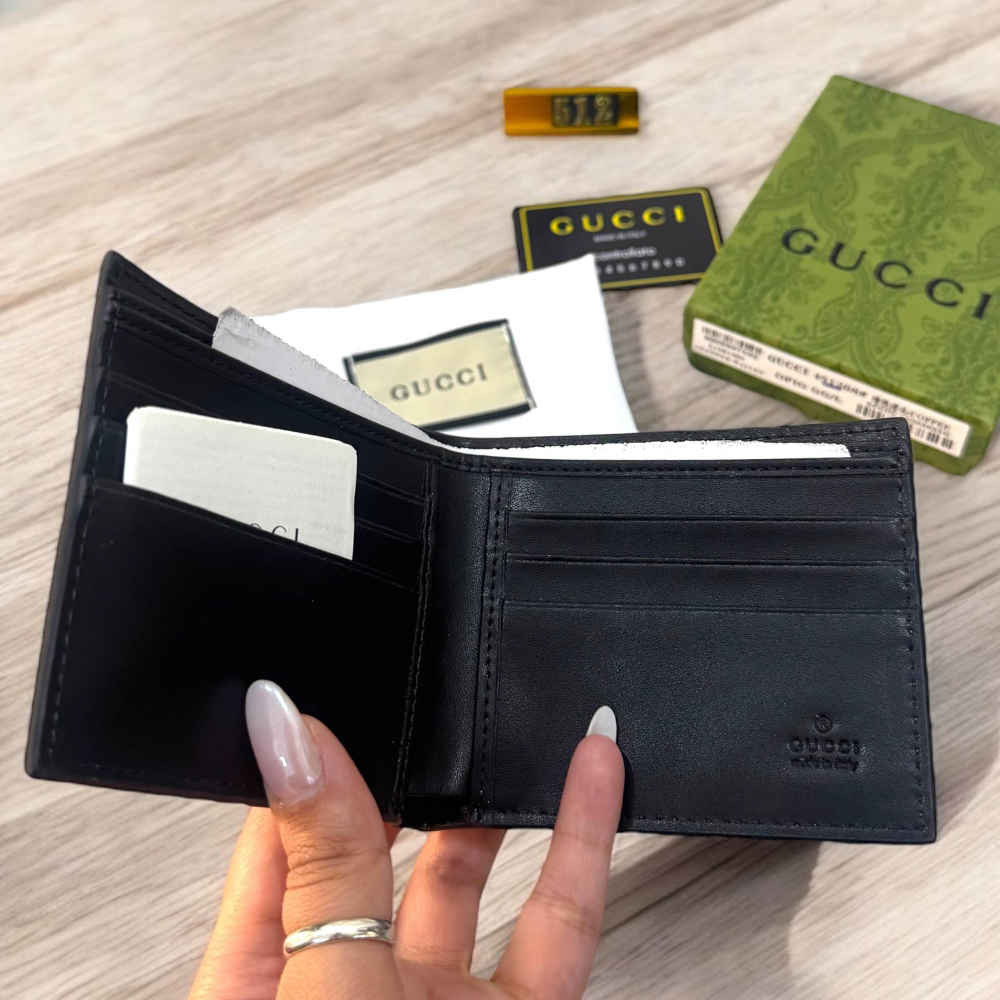 Gucci Brown Premium Compact Wallet-4