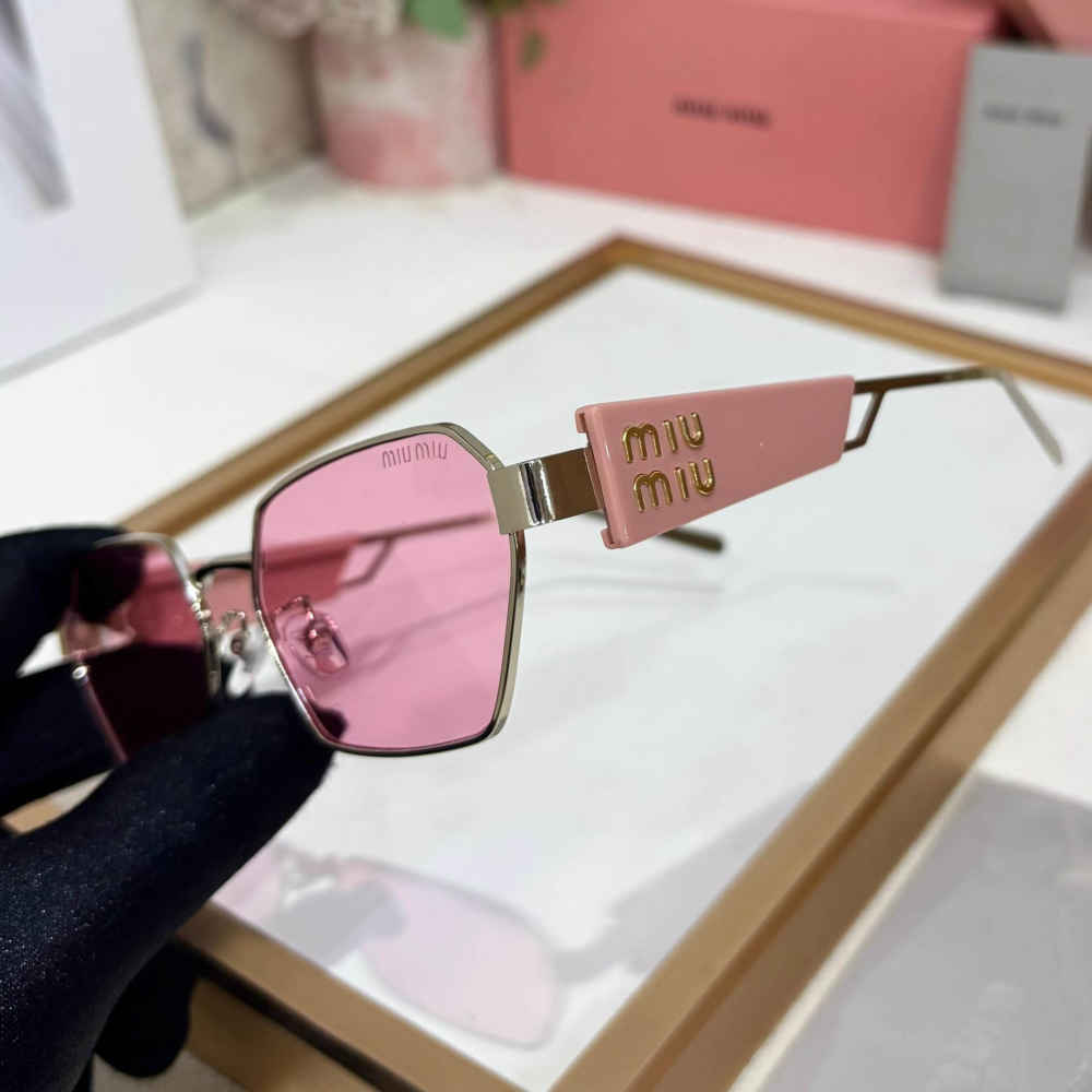 Miu Miu Pink Premium Women's Sunglasses-thumb-1