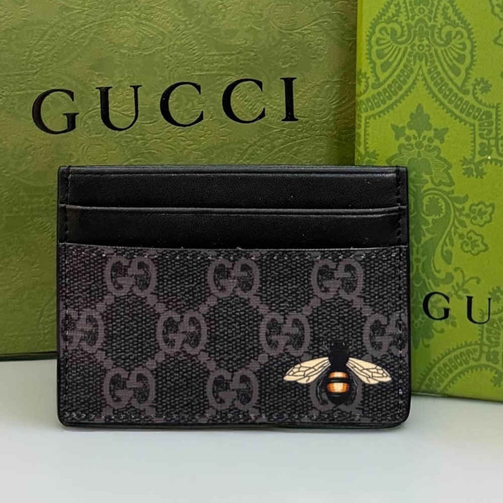 Gucci Black Premium Card Wallet-thumb-0
