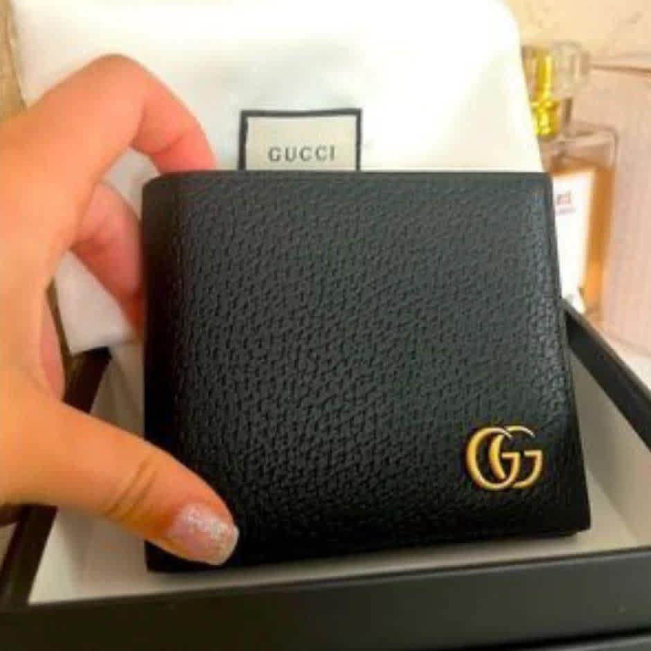 Gucci Black Premium Compact Wallet-1