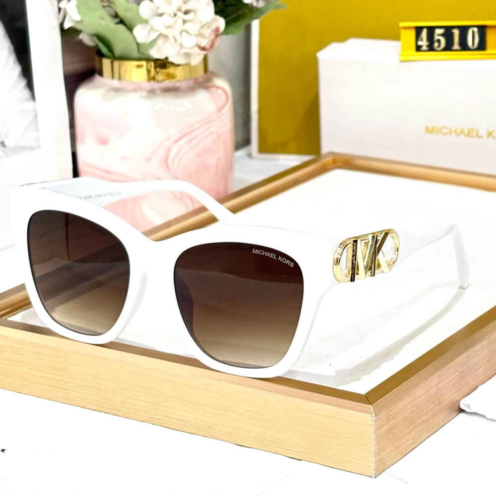 Michael Kors White Luxury Sunglasses-thumb-0