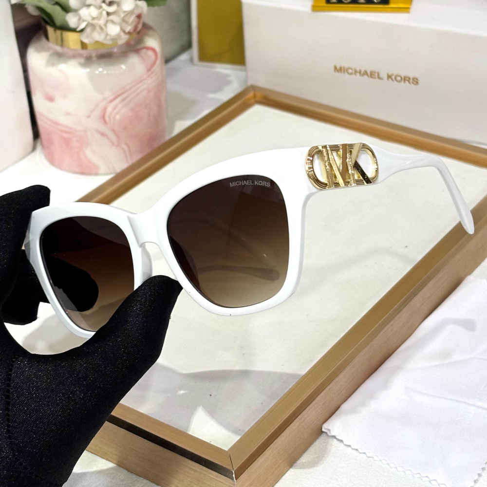 Michael Kors White Luxury Sunglasses-thumb-1