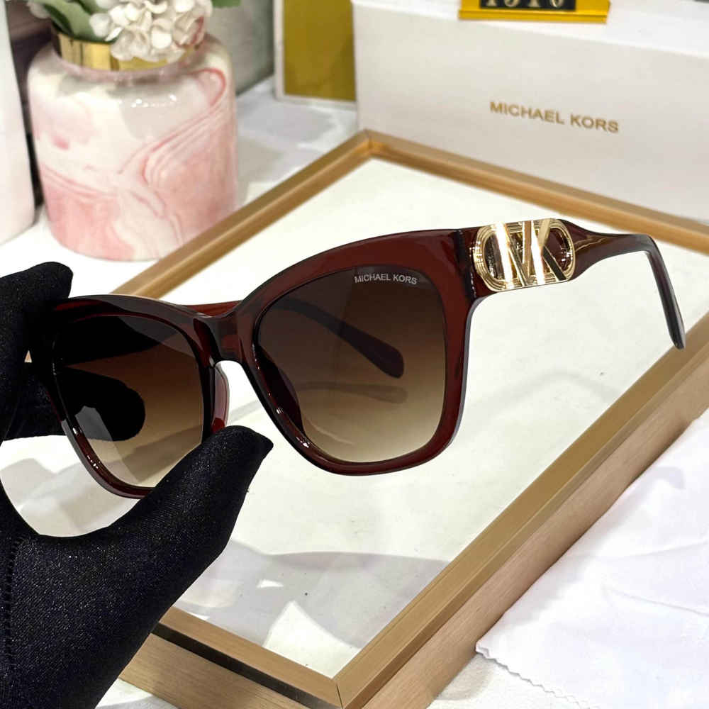 Michael Kors Brown Luxury Sunglasses-thumb-1