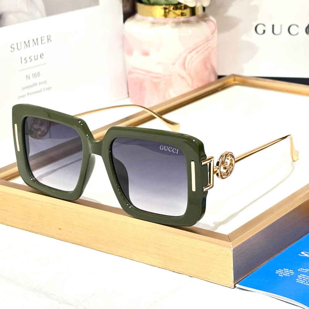 Gucci Green Premium Women's Sunglasses-thumb-0