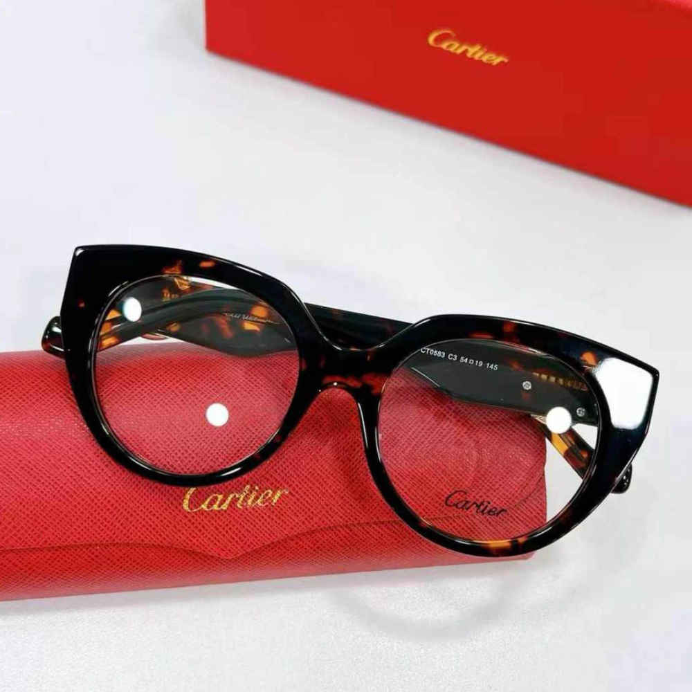 Cartier Black & Golden Premium Women's Sunglasses-thumb-1