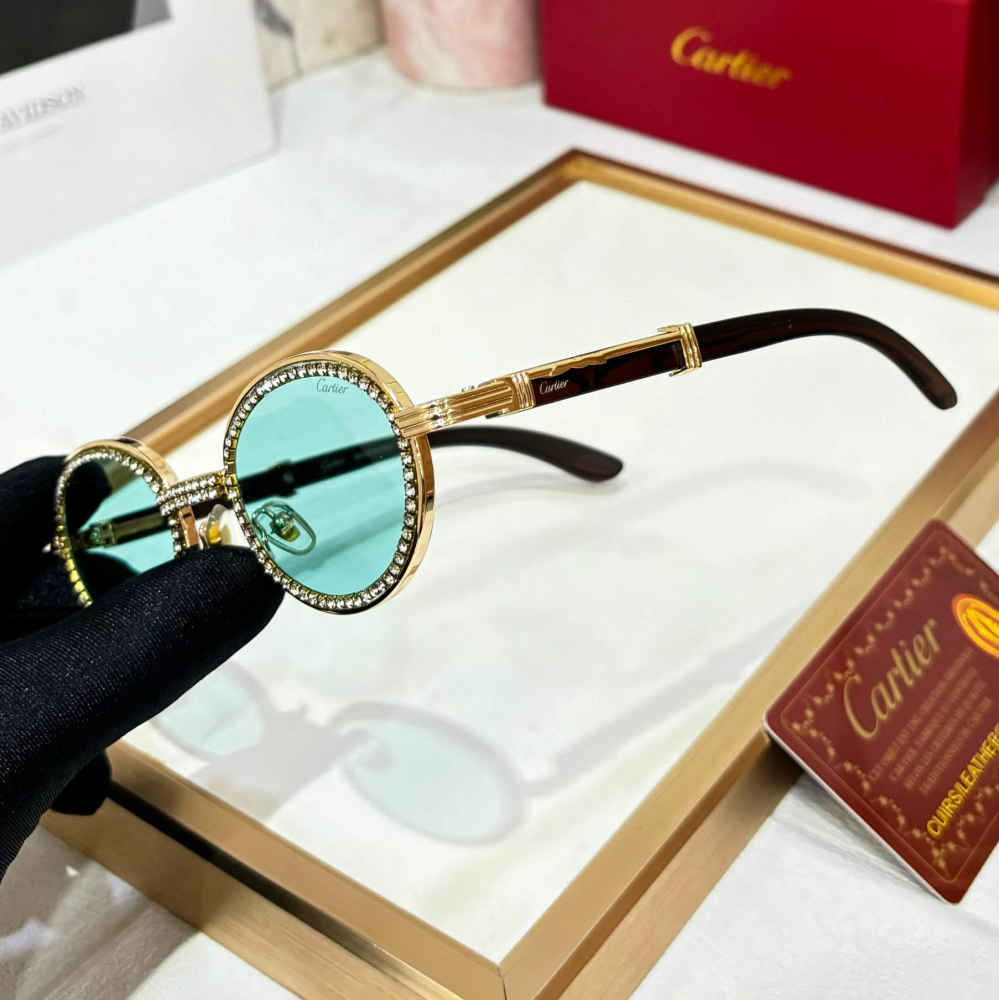 Cartier Green Premium Women's Sunglasses-thumb-1