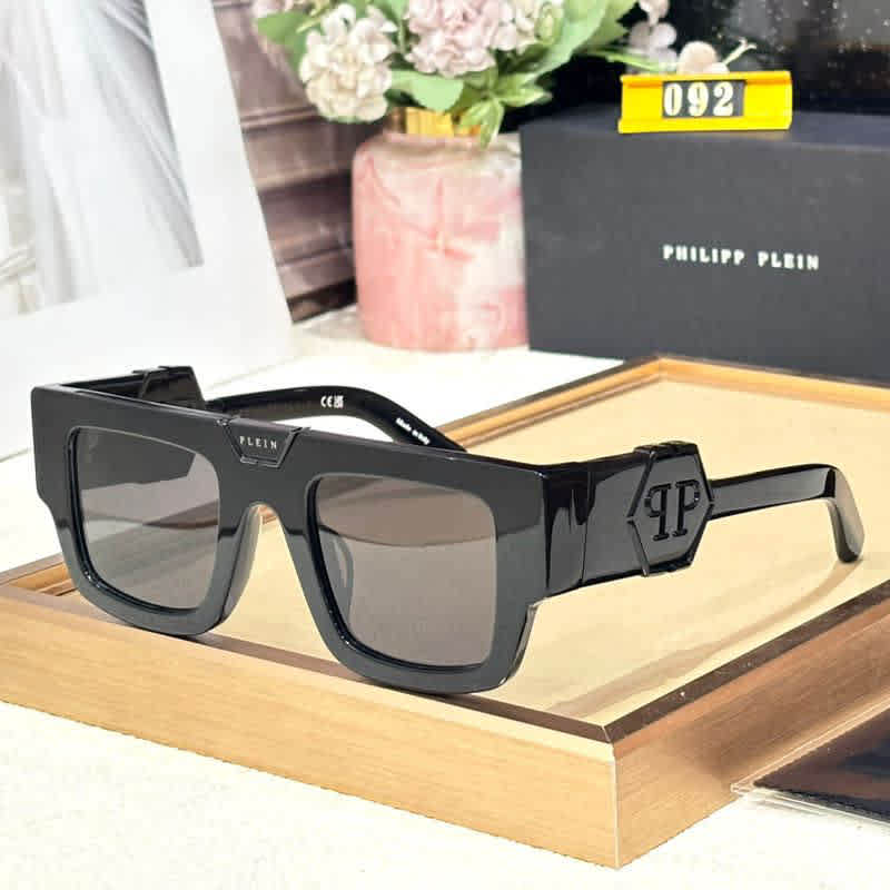 Philipp Plein Black Luxury Sunglasses-thumb-0