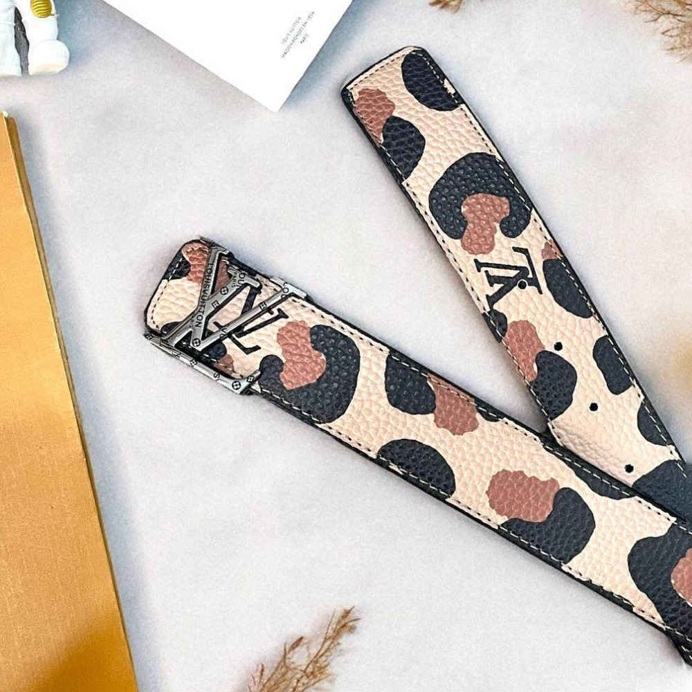 Louis Vuitton Leopard Print Reversible Belt-1